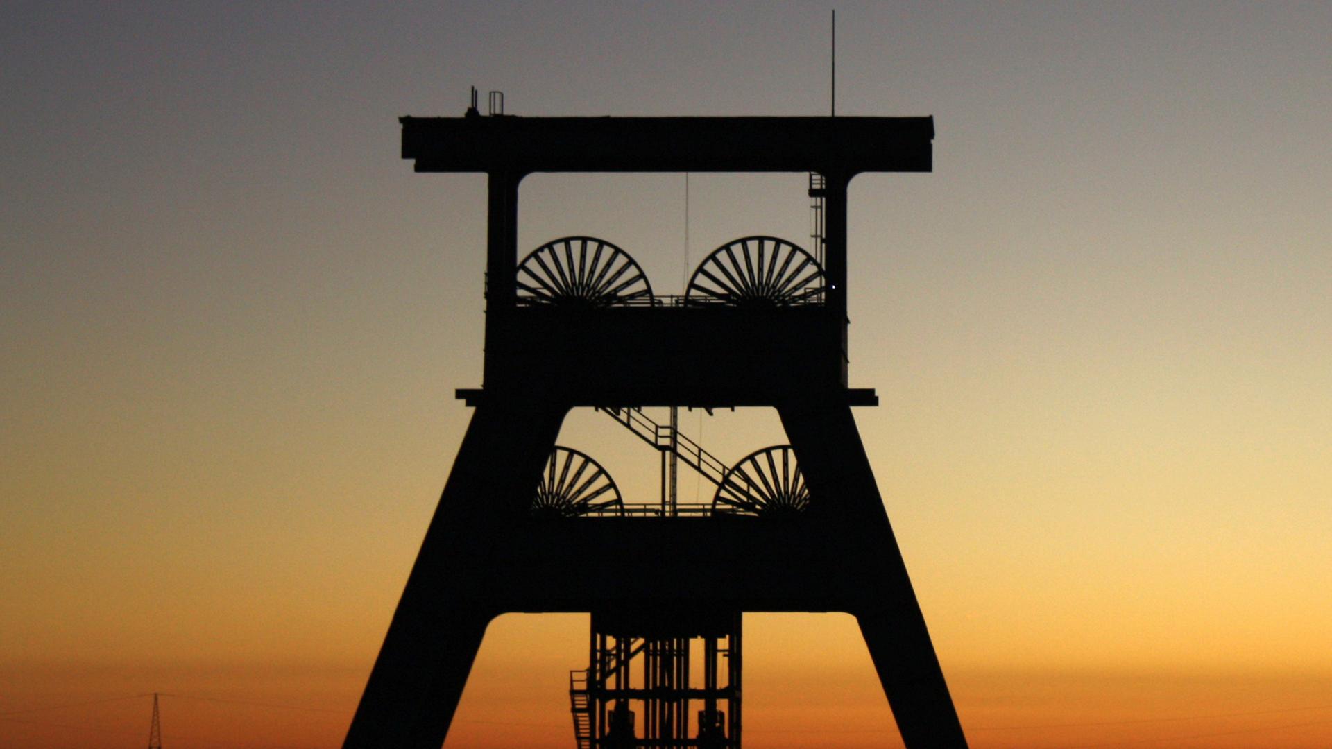 Ein Kohlebergwerk im Ruhrgebiet