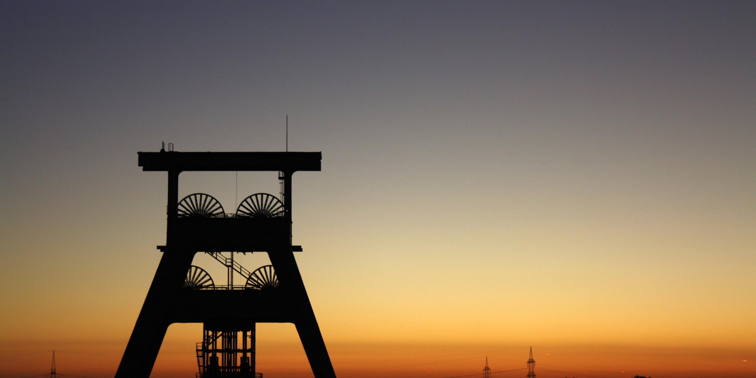 Ein Kohlebergwerk im Ruhrgebiet