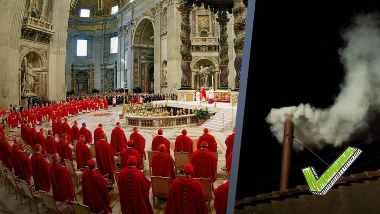 Kardinäle bei einer Messe zur Papstwahl