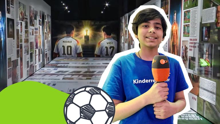 Kinderreporter Vivaan im Fußballmuseum