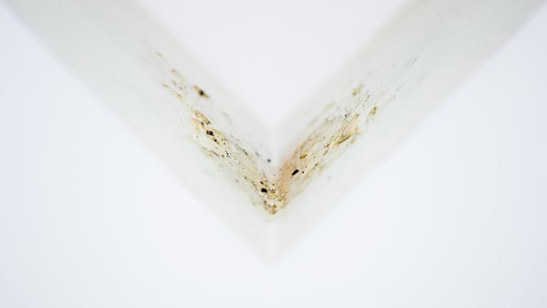 Spuren der zerstörten Fettecke von Joseph Beuys