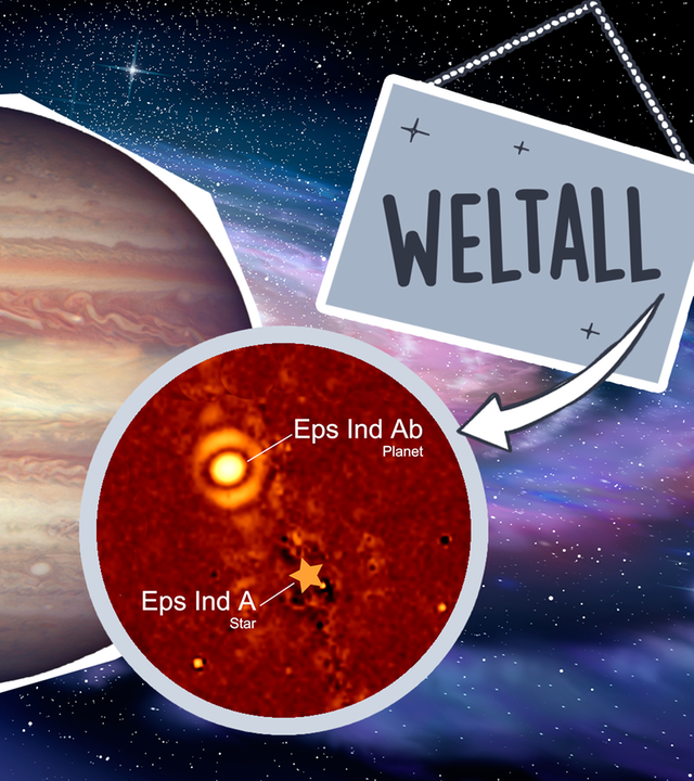 Exoplanet wie Jupiter entdeckt