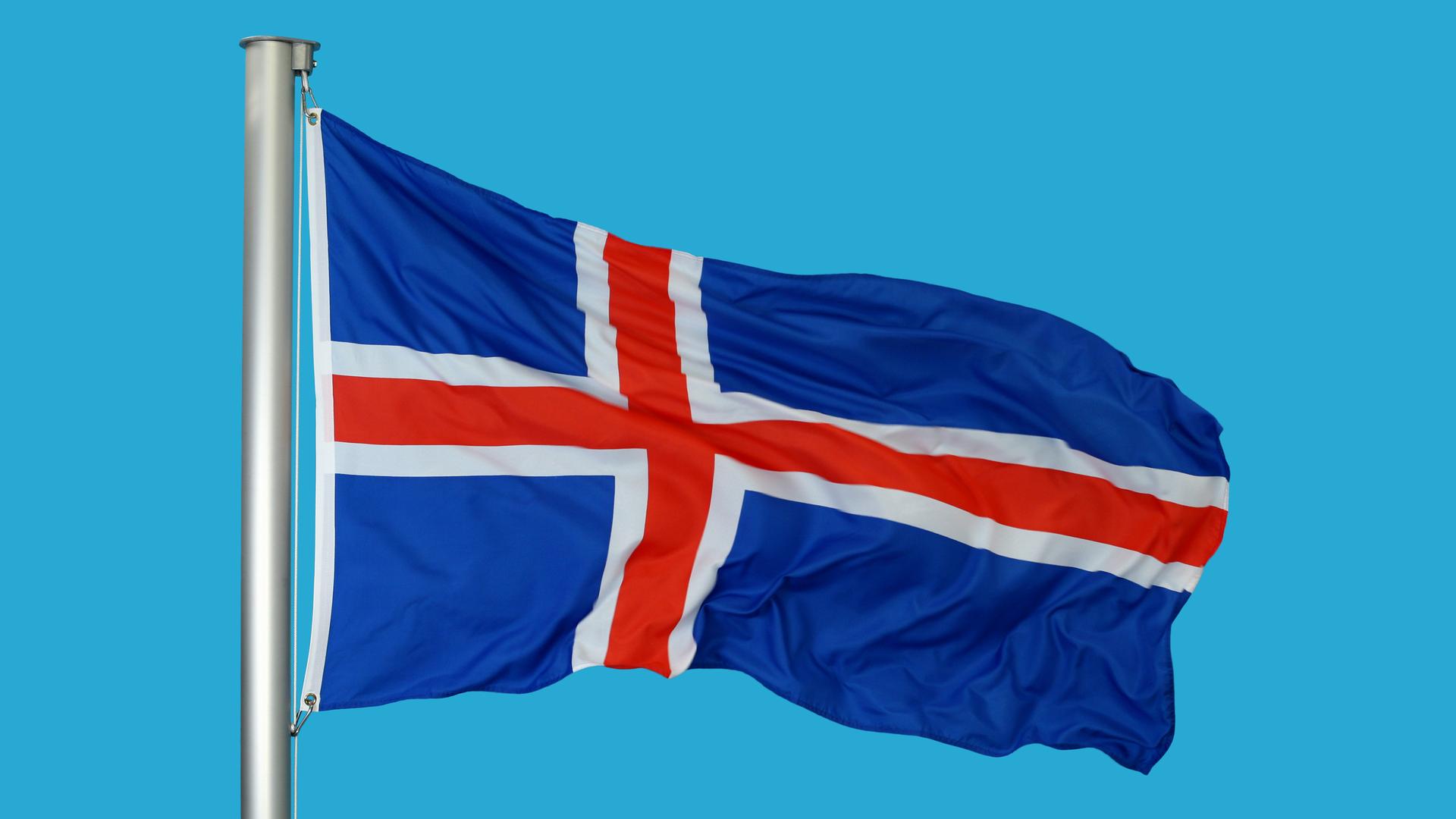 Flagge von Island