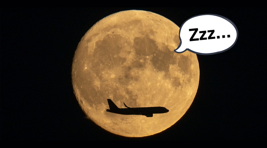 Gelangweilter Mond