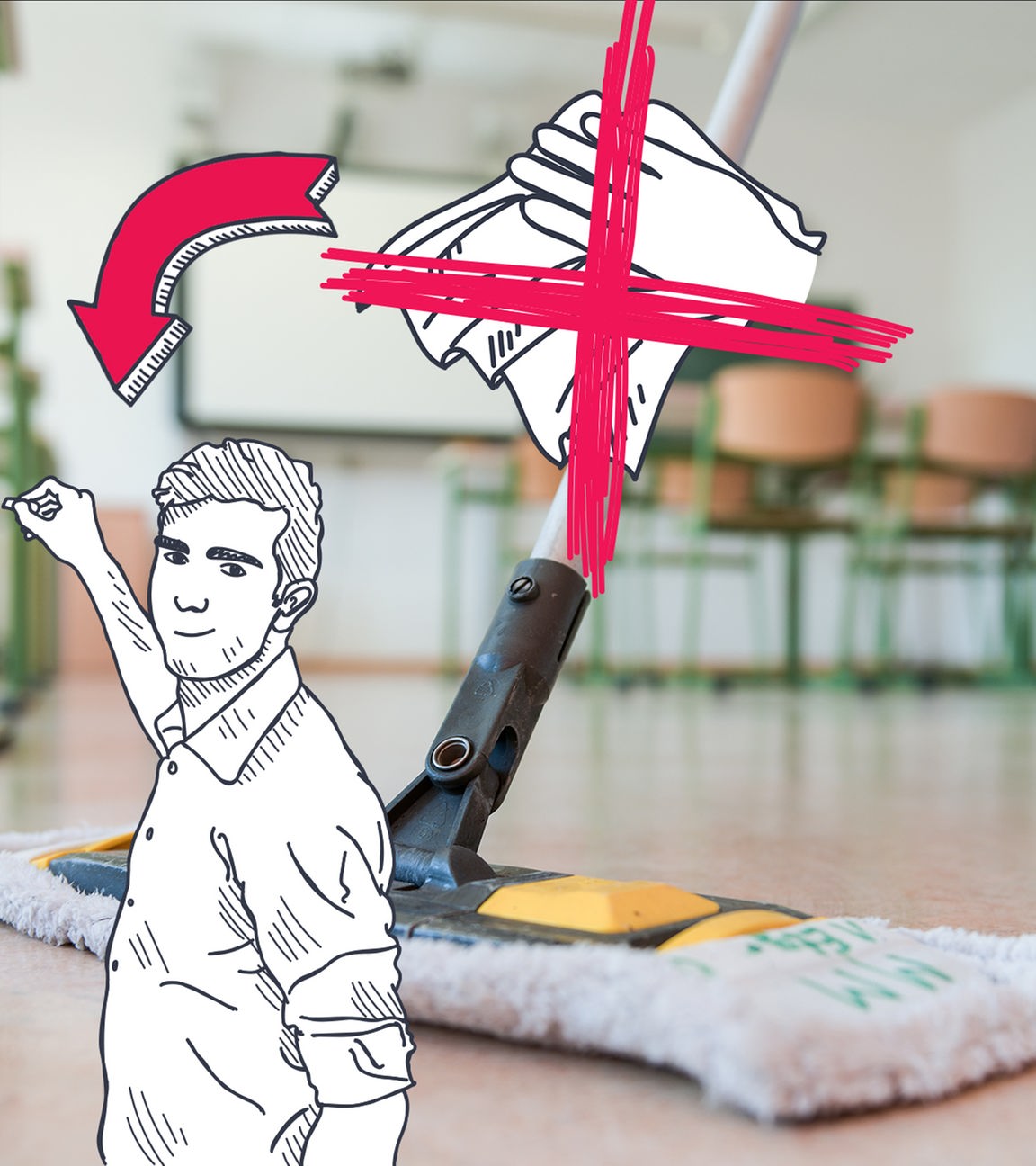 Hilferufe von Verbänden von Lehrerinnen und Lehrern: Unterrichten, statt putzen!