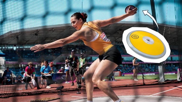 Leichtathletinnen und Leichtathleten bei Wettkämpfen