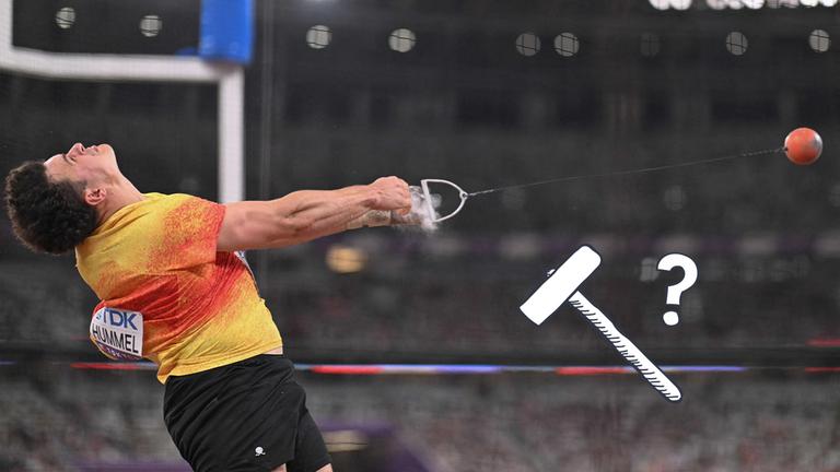 Leichtathletinnen und Leichtathleten bei Wettkämpfen