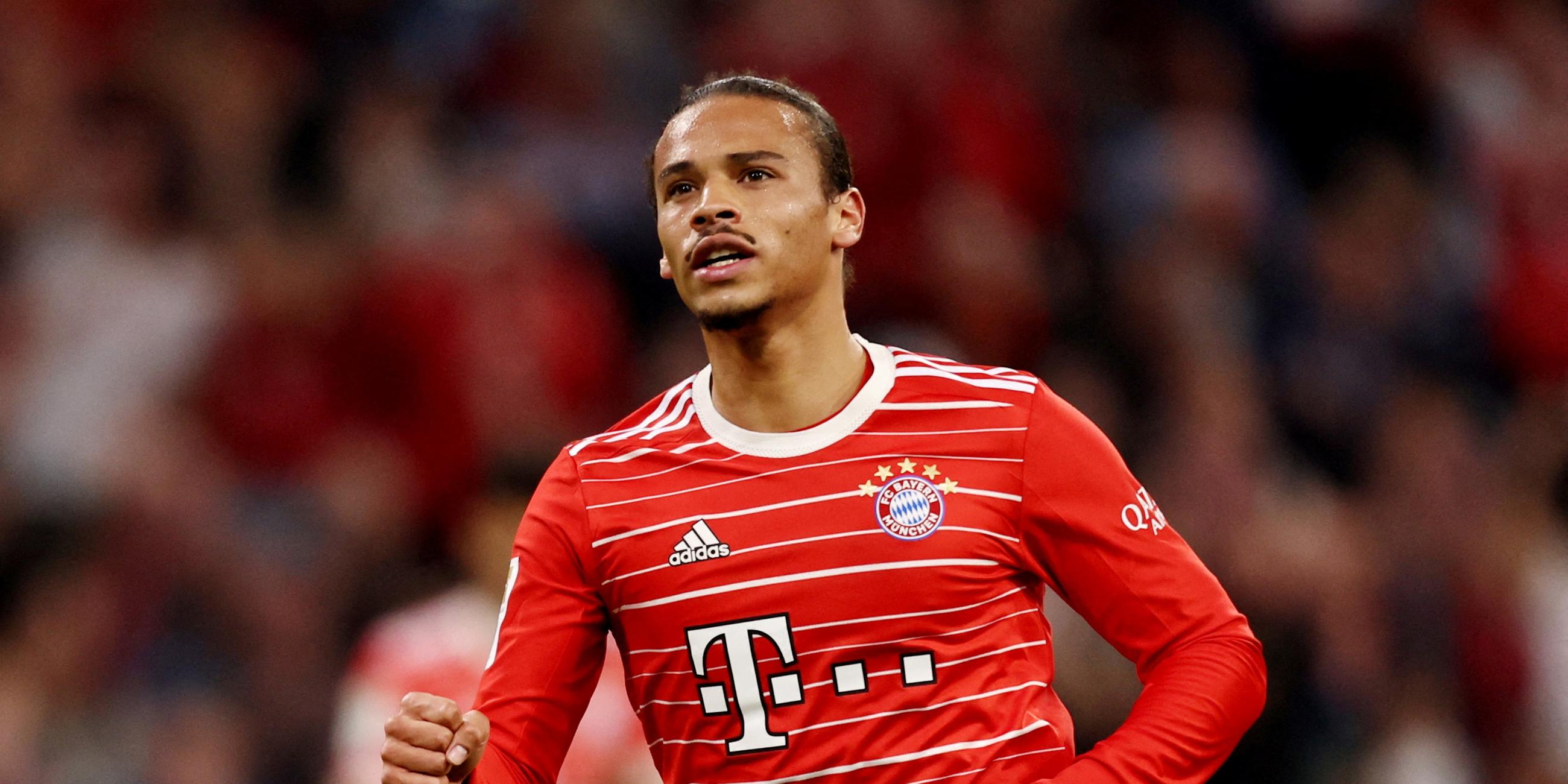  Leroy Sanè  wähend des Bundesligaspiels Bayern München v. SC Freiburg.
