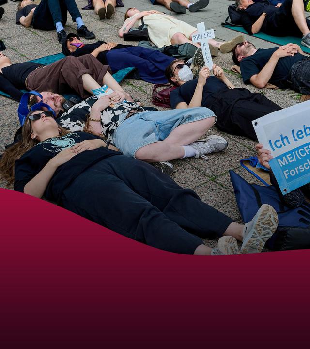 Liegend-Demonstration in Berlin