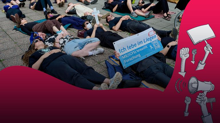 Liegend-Demonstration in Berlin