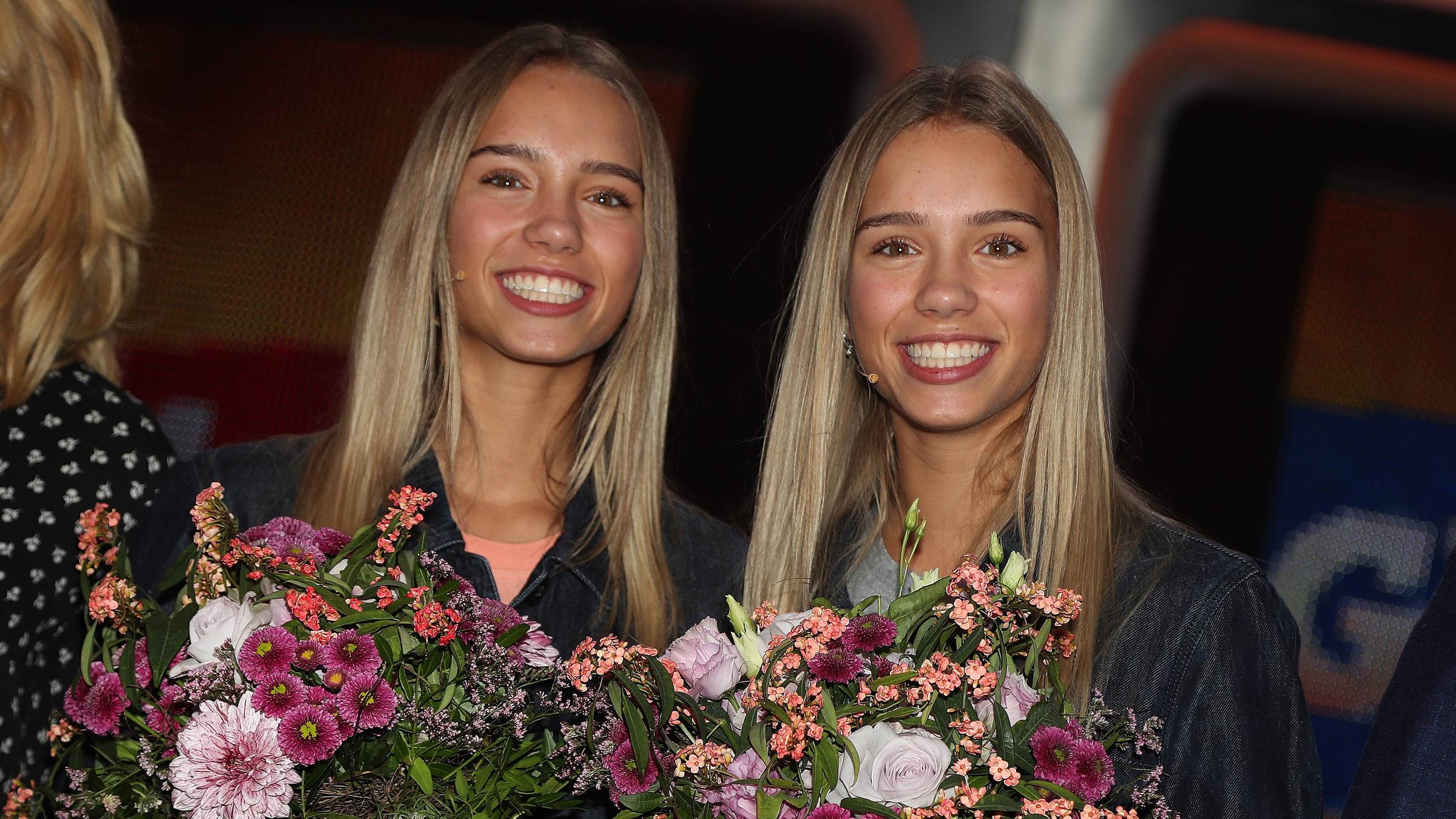 Die Influencerinnen Lisa und Lena bei TV Aufzeichnung 2018