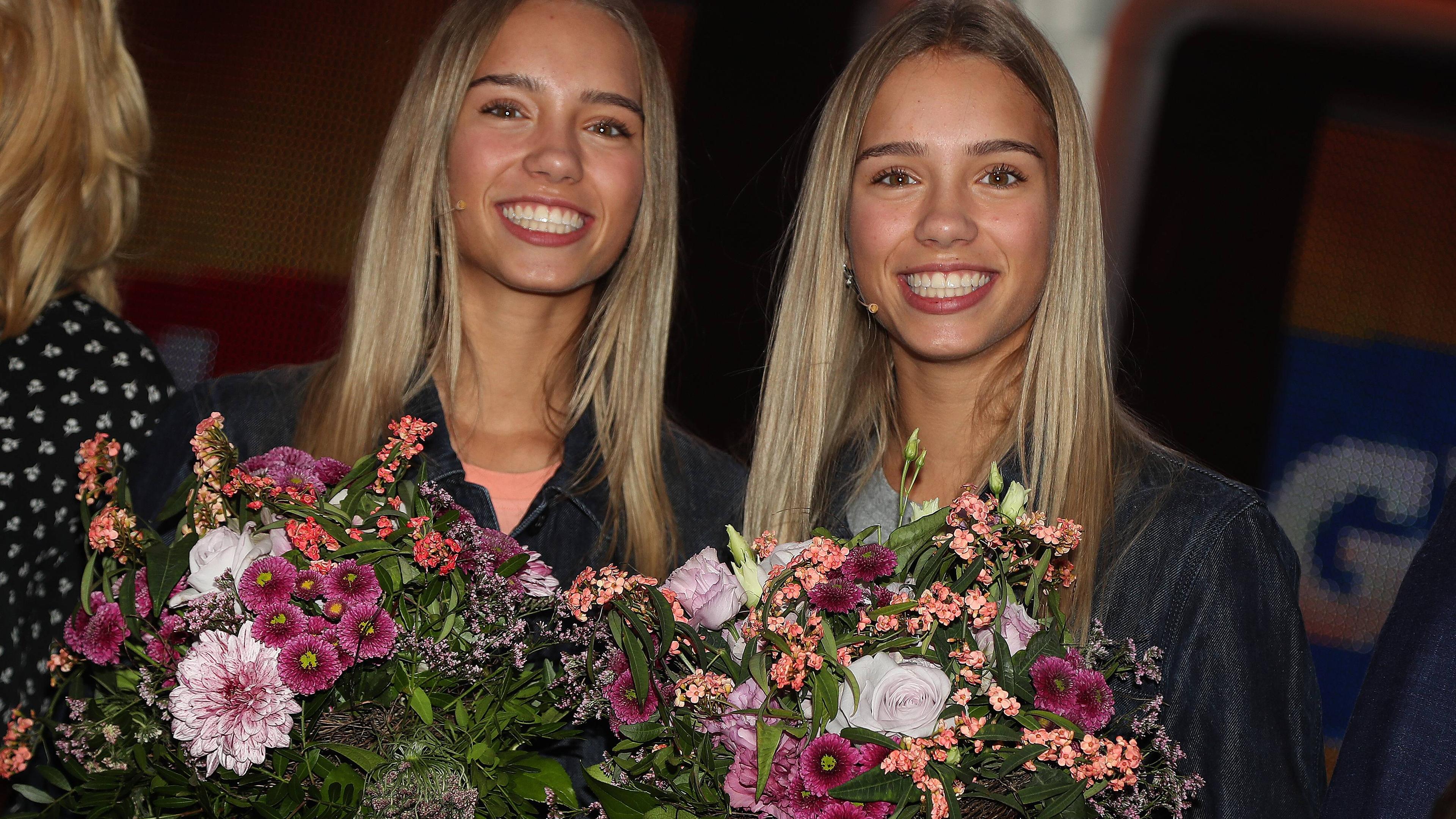 Die Influencerinnen Lisa und Lena bei TV Aufzeichnung 2018
