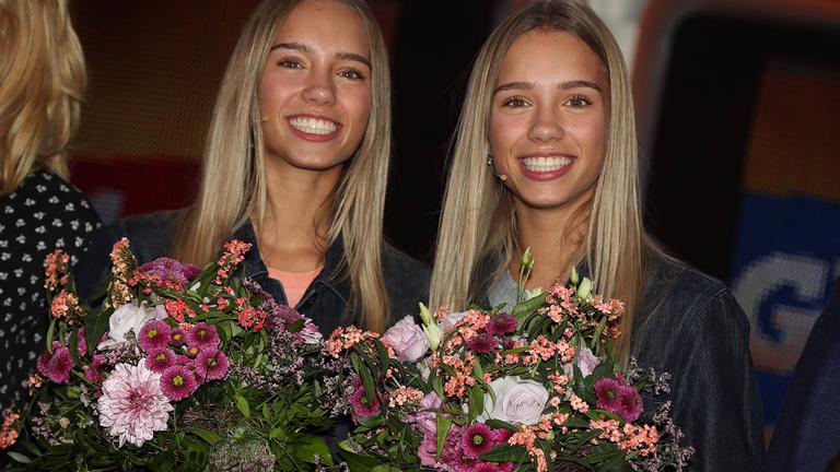 Die Influencerinnen Lisa und Lena bei TV Aufzeichnung 2018
