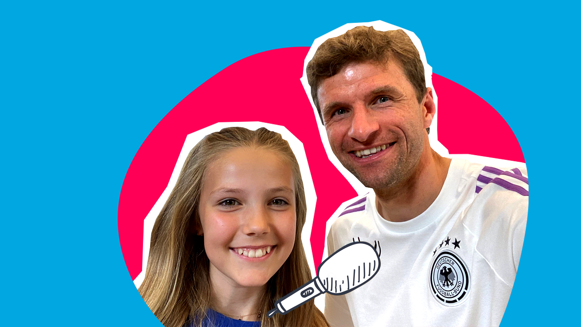 logo! Kinderreporterin Dahlia trifft Thomas Müller