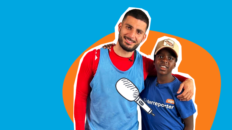 logo! Kinderreporter Momo trifft Deniz Undav