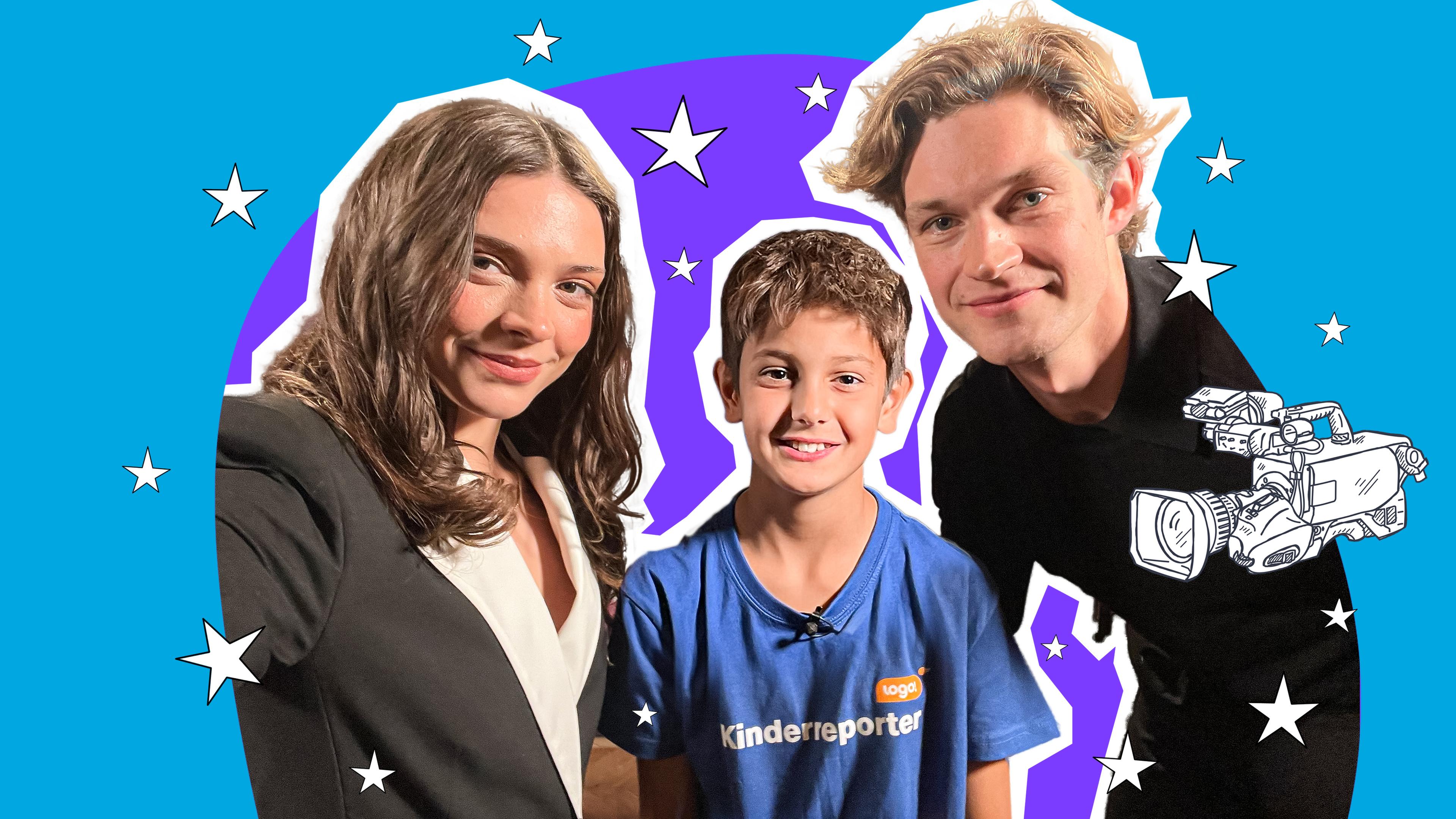logo! - Kinderreporter Jakob trifft Damian Hardung und Harriet Herbig-Matten 