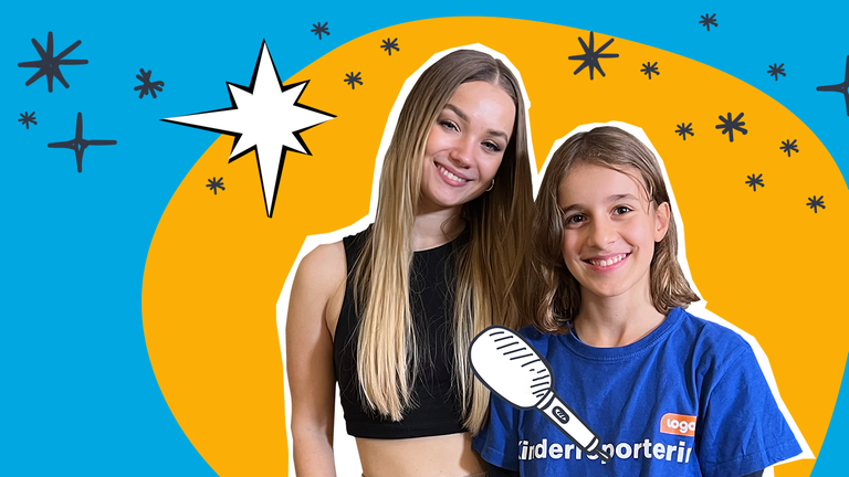 logo! Kinderreporterin trifft Julia Beautx