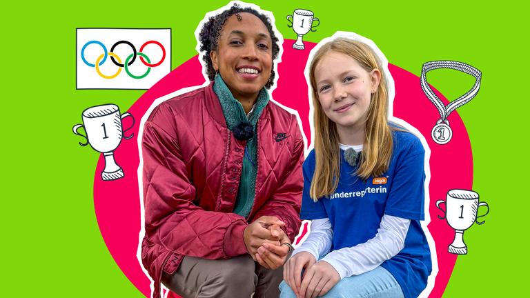 Kinderreporterin Thea trifft Malaika Mihambo
