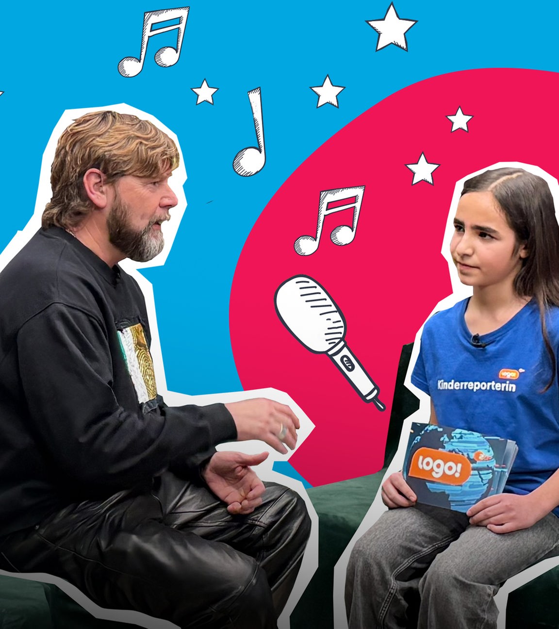  logo! Kinderreporterin Inci trifft Rea Garvey