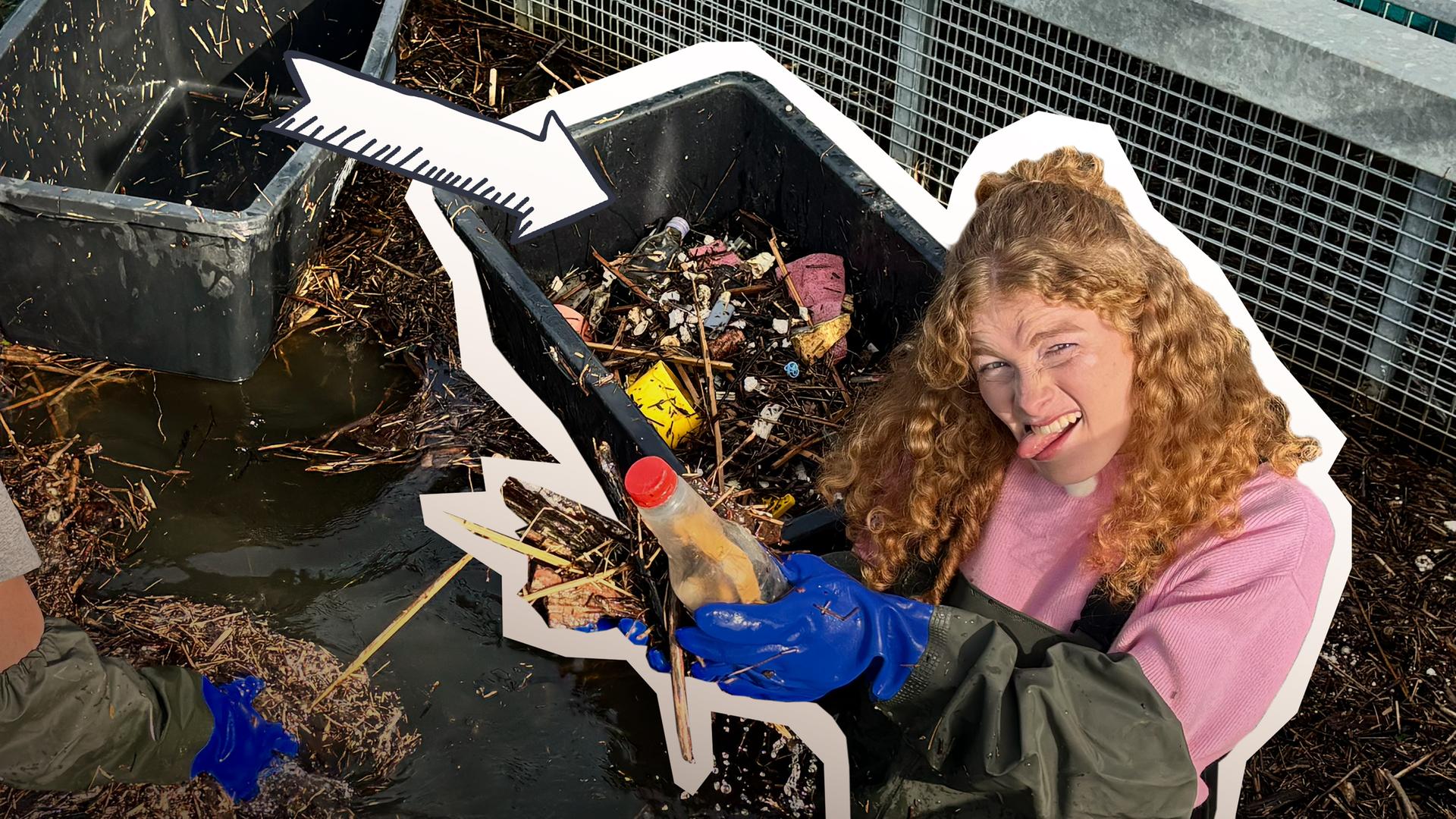 logo!-Lara: bis zum Bauch im Müll
