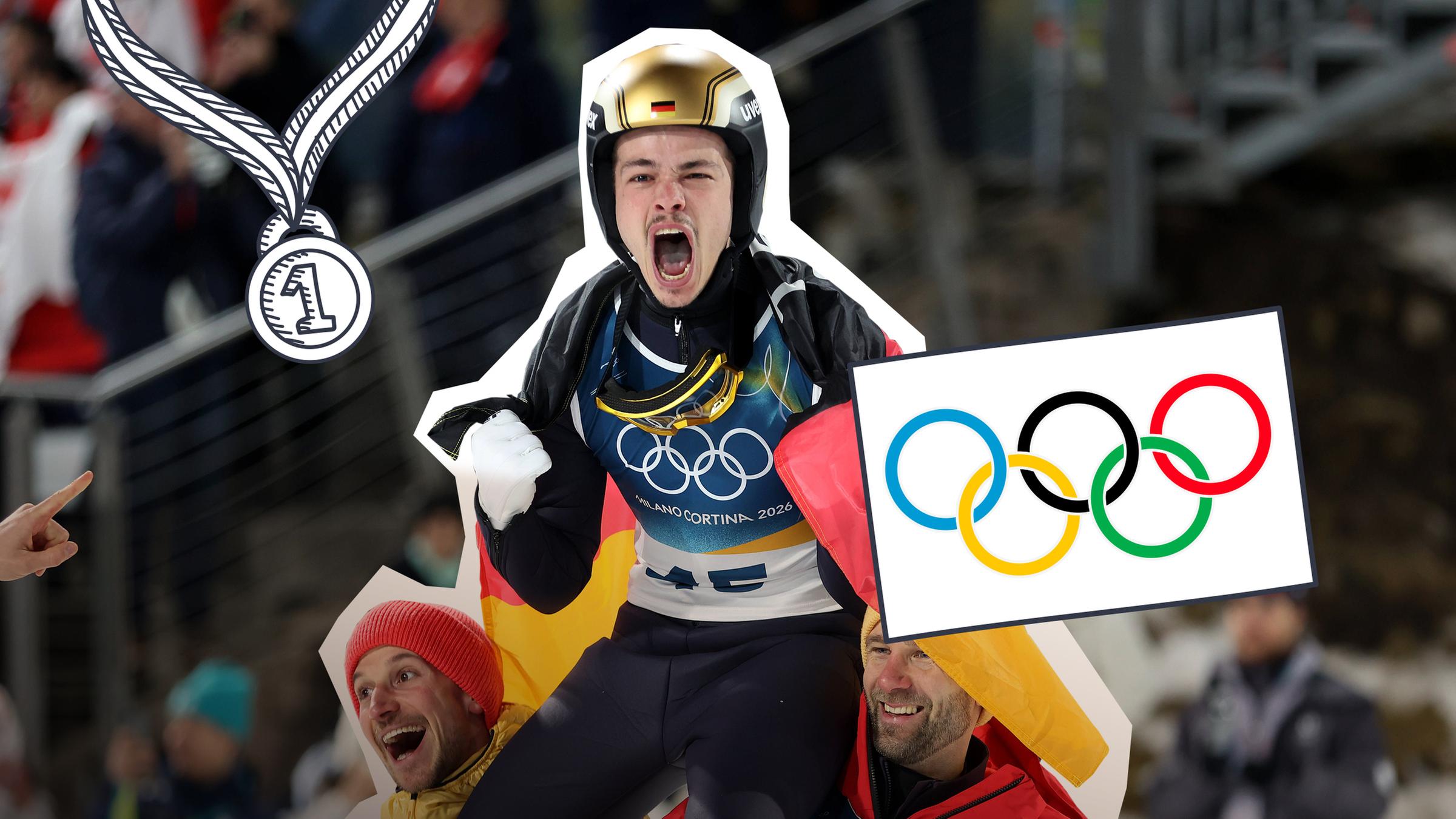 Medaillengewinn von Philipp Raimund im Skispringen