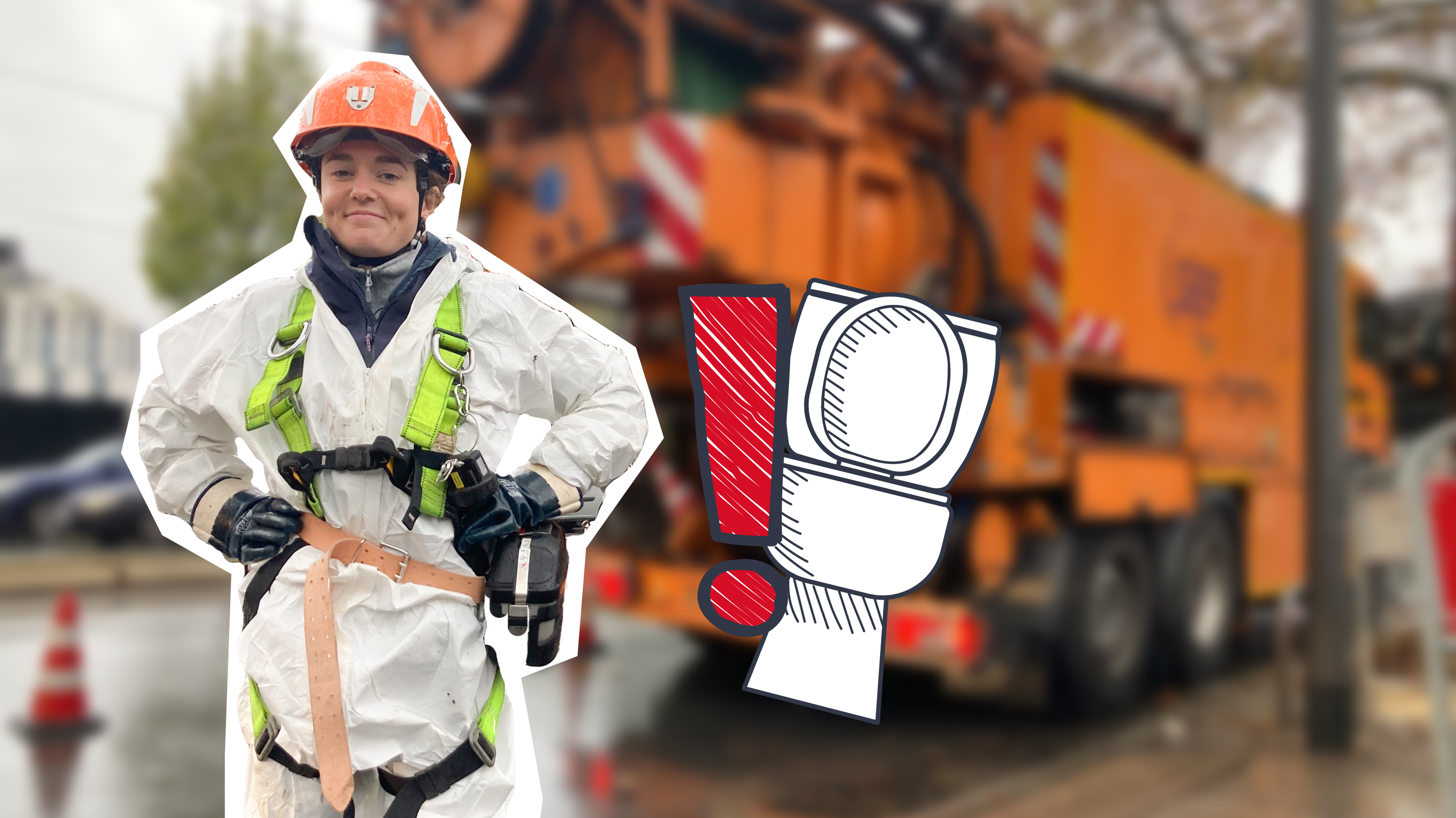 Lotte in der Kanalisation