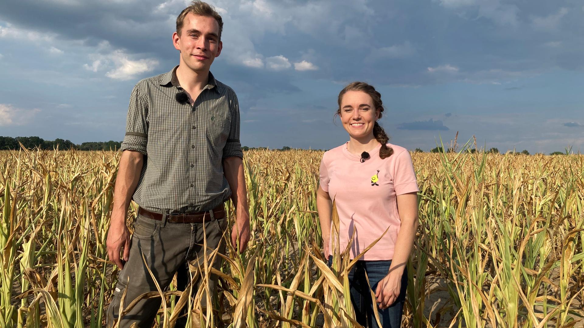 Reporterin Lotte im Feld