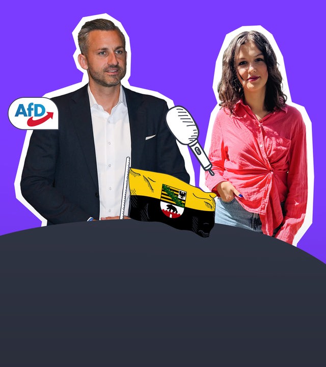 Ulrich Siegmund (AfD), Schülersprecherin Lucienne 