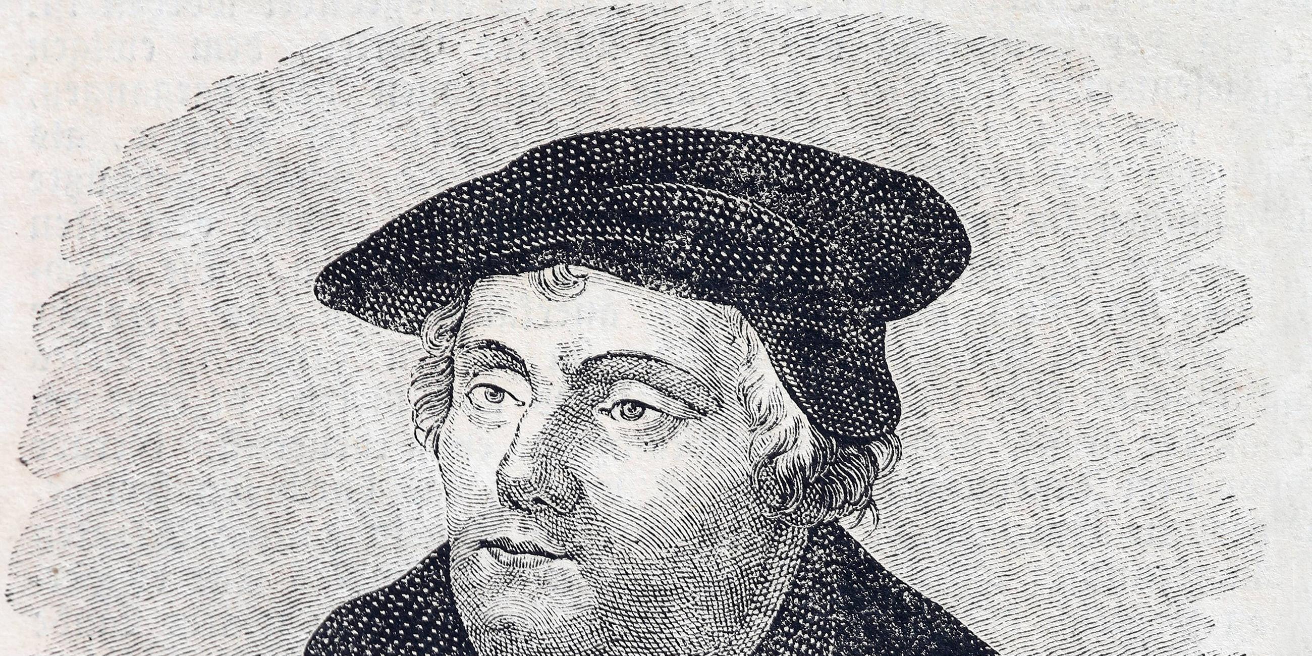 Zeichnung von Martin Luther