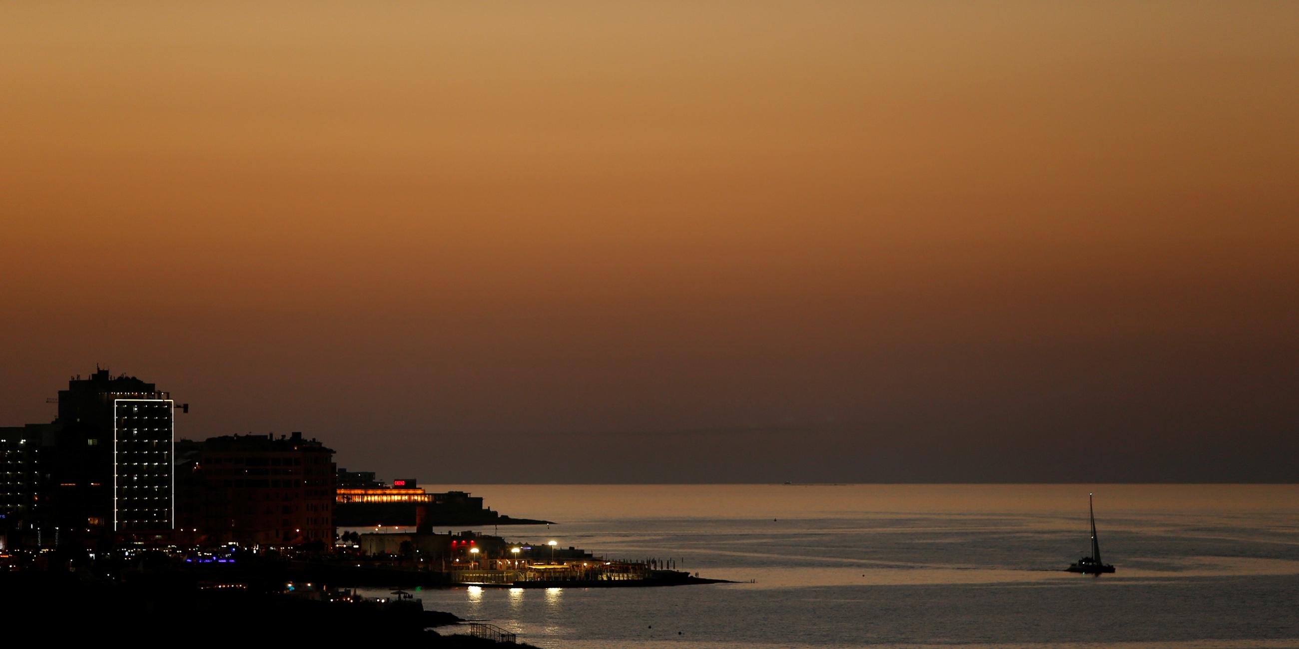 Ein Sonnenuntergang auf Malta