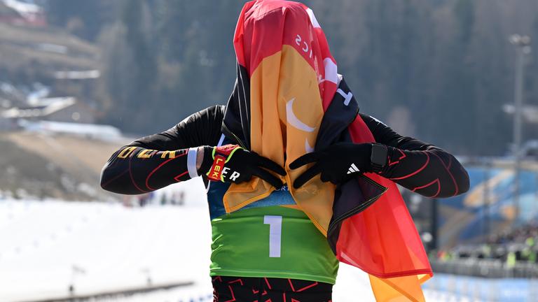 Para Cross-Country Skiing: Sebastian Marburger Silbermedaille