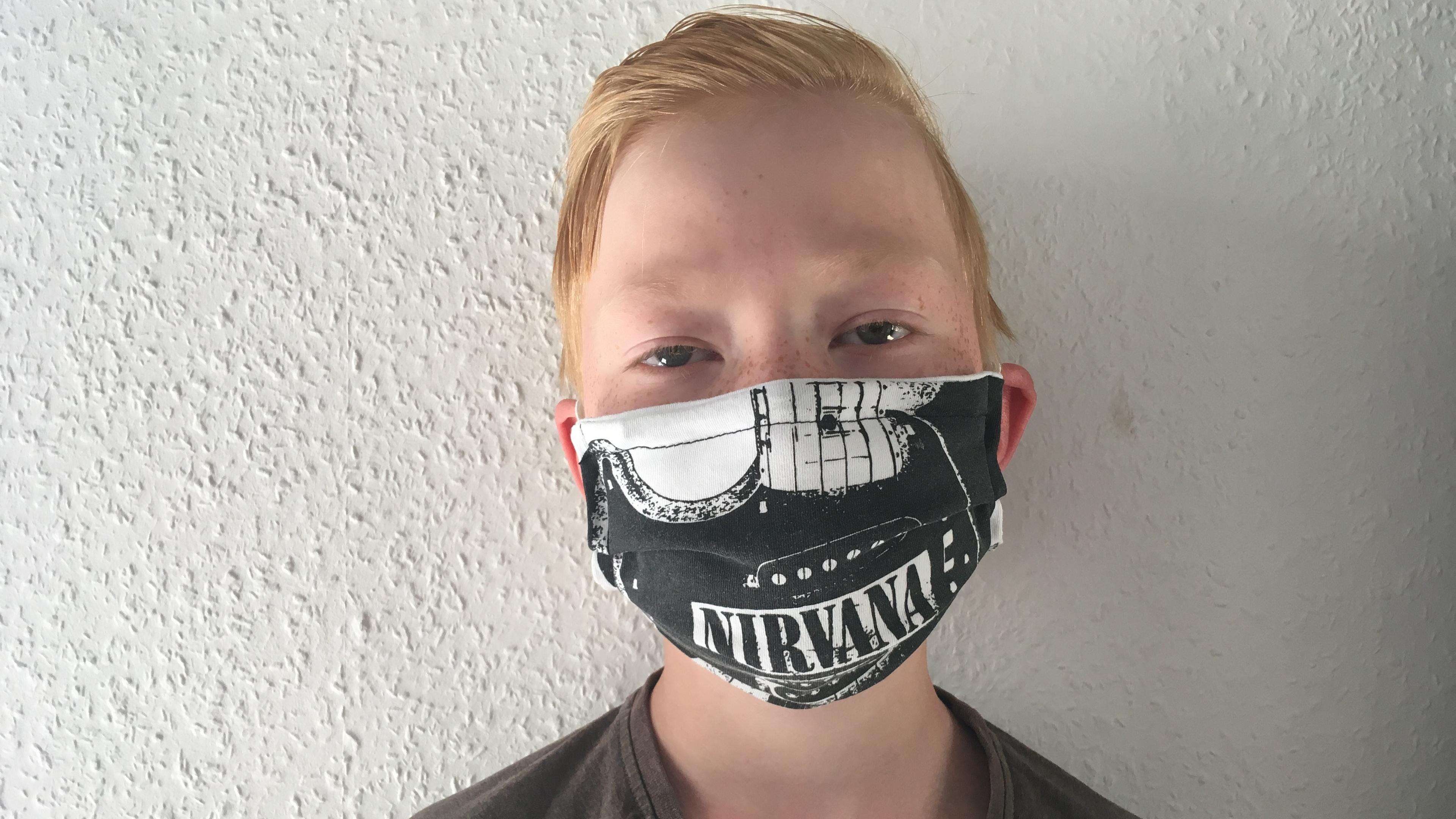 Aktion, bei der Kinder Fotos von sich mit ihren Masken an logo! schicken konnten.