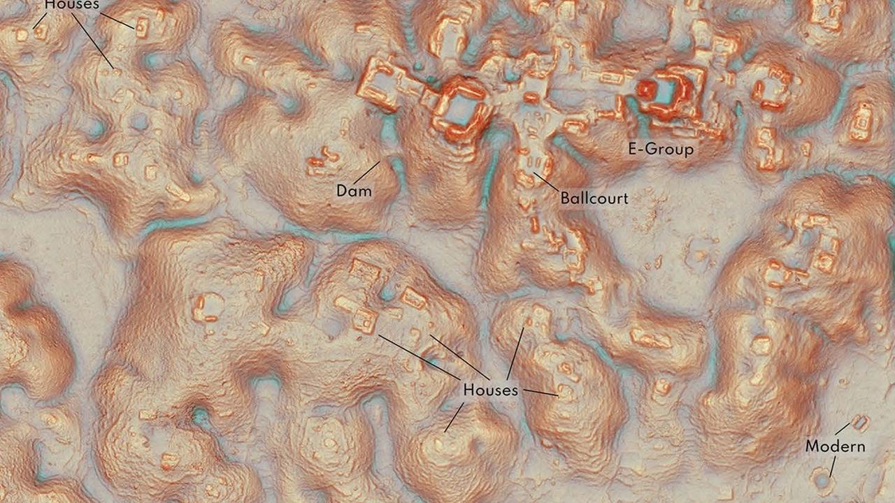 LiDAR-Scan von Maya-Ruinen