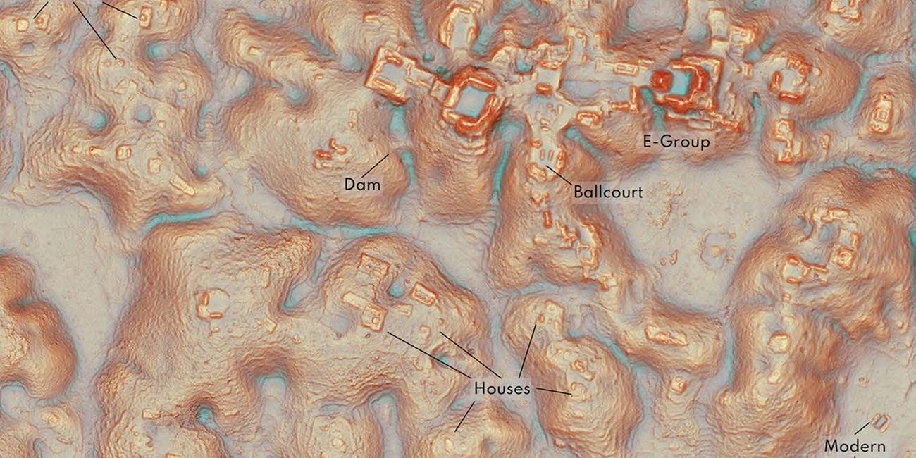 LiDAR-Scan von Maya-Ruinen