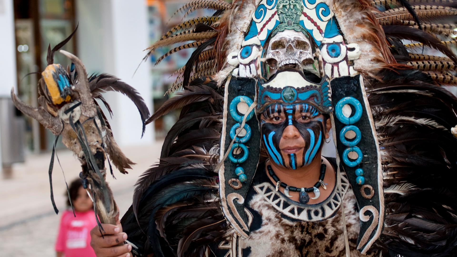 Maya-Schamane in Mexiko 