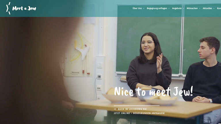 Internetseite: Meet a jew