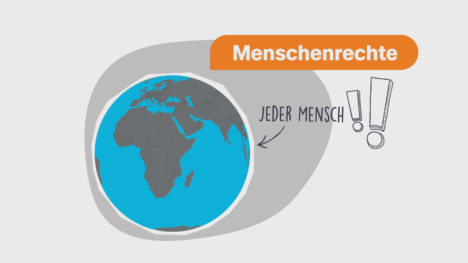 Menschenrechte - Grafik