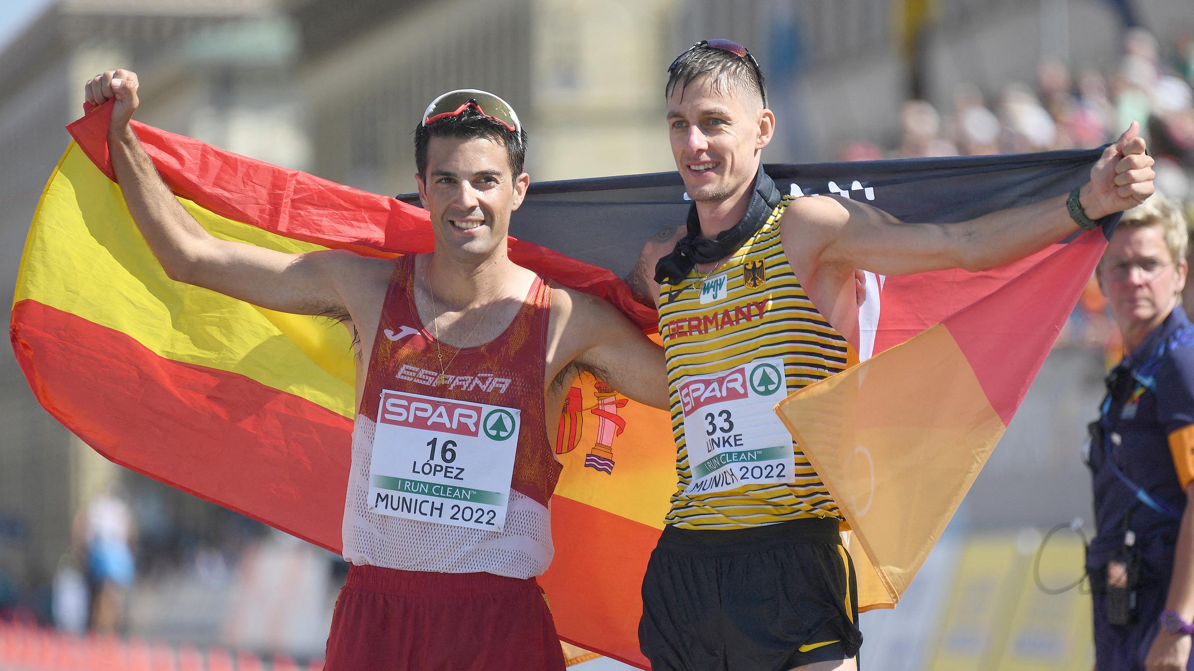 Miguel Angel Lopez und Christopher Linke