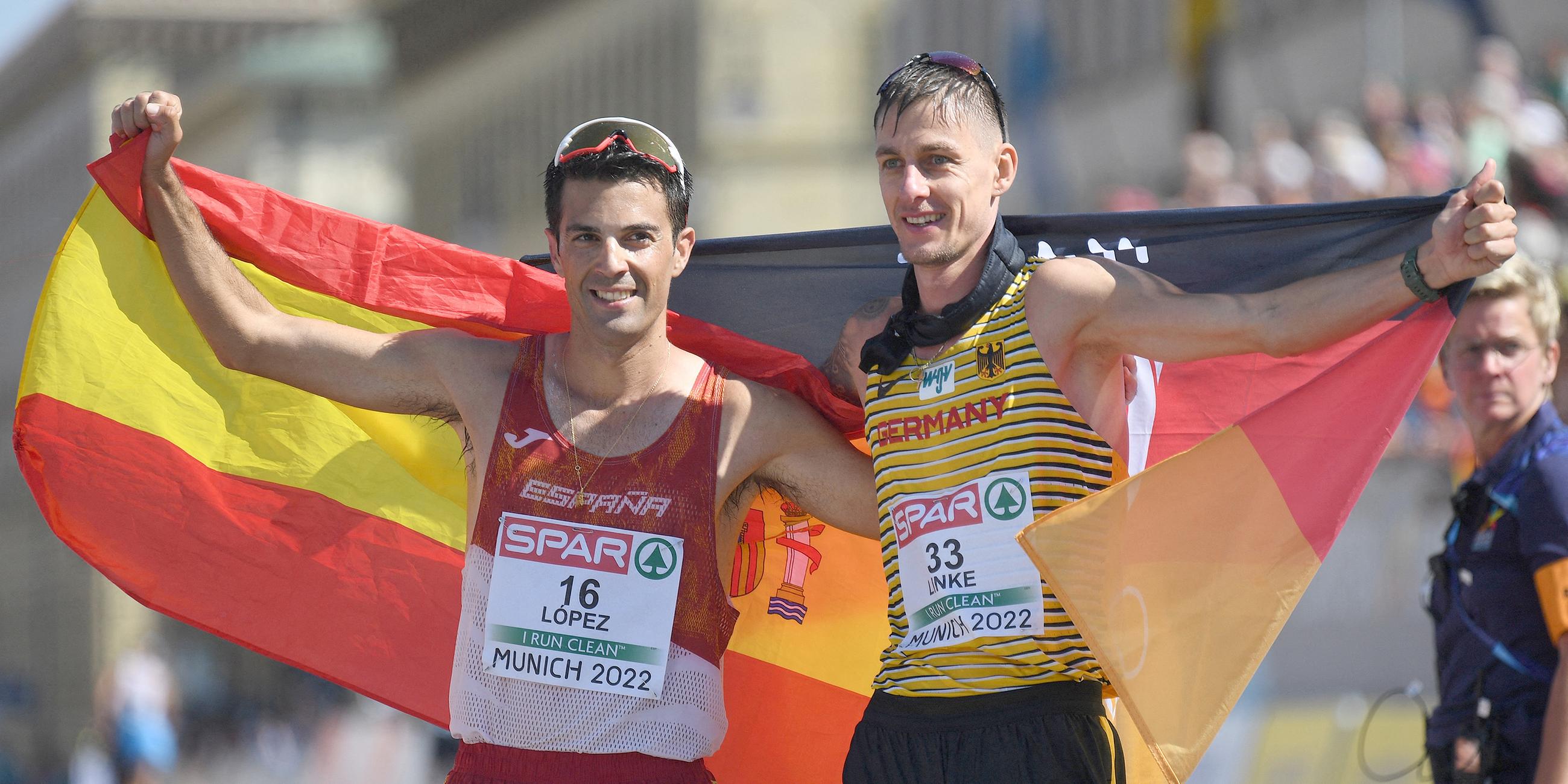 Miguel Angel Lopez und Christopher Linke