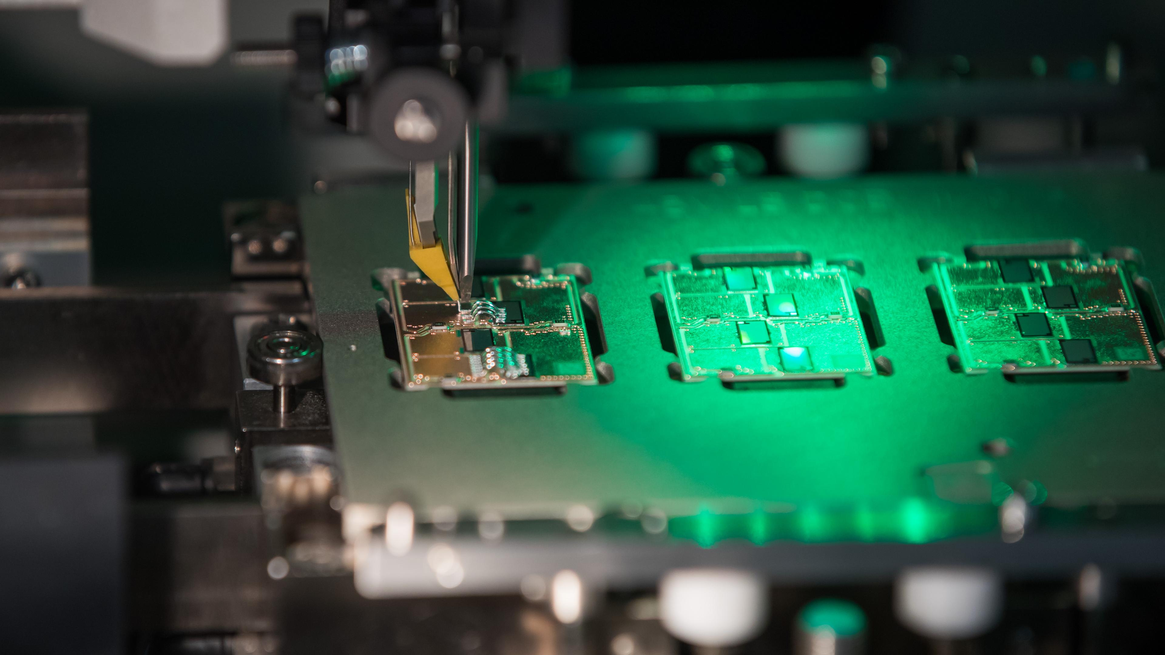 Produktion von Mikrochips