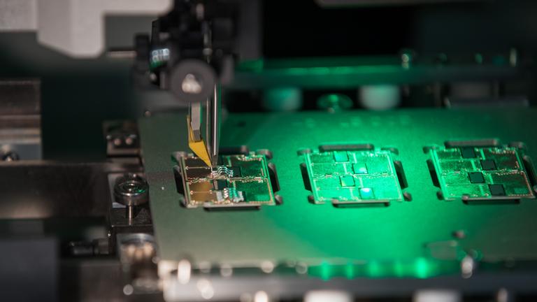 Produktion von Mikrochips