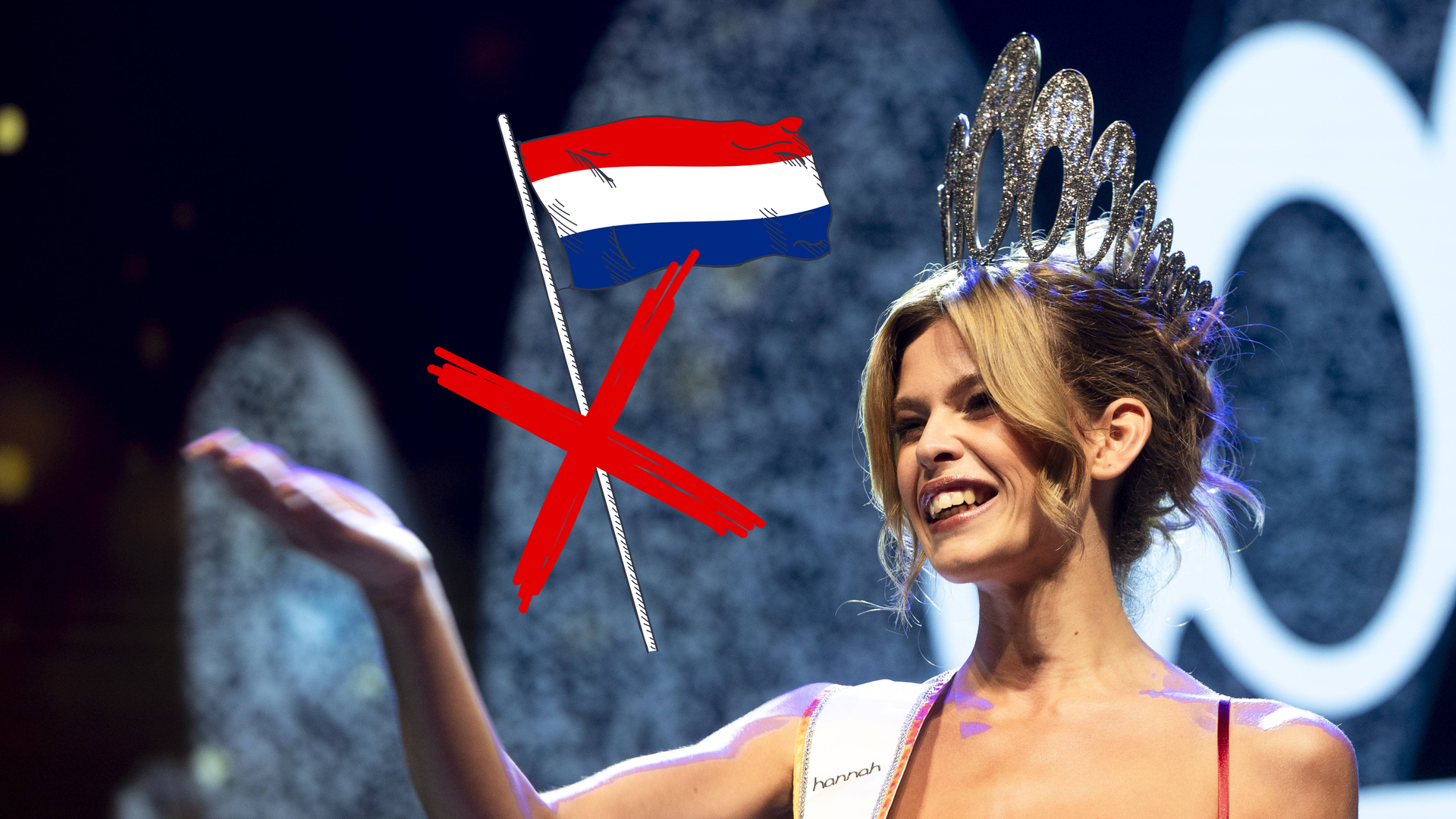 Rikkie Kolle bei ihrer Wahl zur "Miss Netherlands" 2023.
