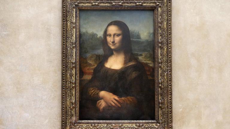 Da Vincis Mona Lisa in Paris, aufgenommen am 15.10.2018