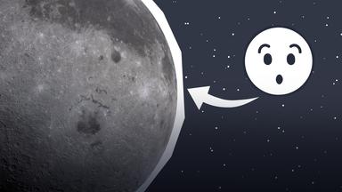 Der Mond und eine Lupe