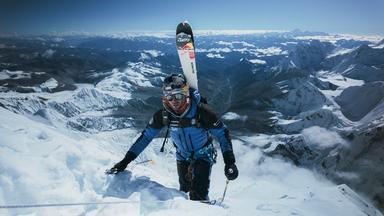 Mount Everest Skifahrer