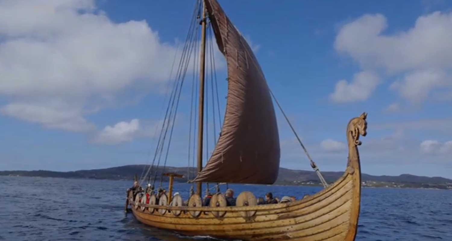 "Die Wikinger: Das Ende der Entdecker": Nachgebautes Wikingerschiff.