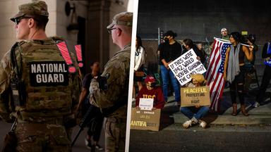 Nationalgarde und Demos