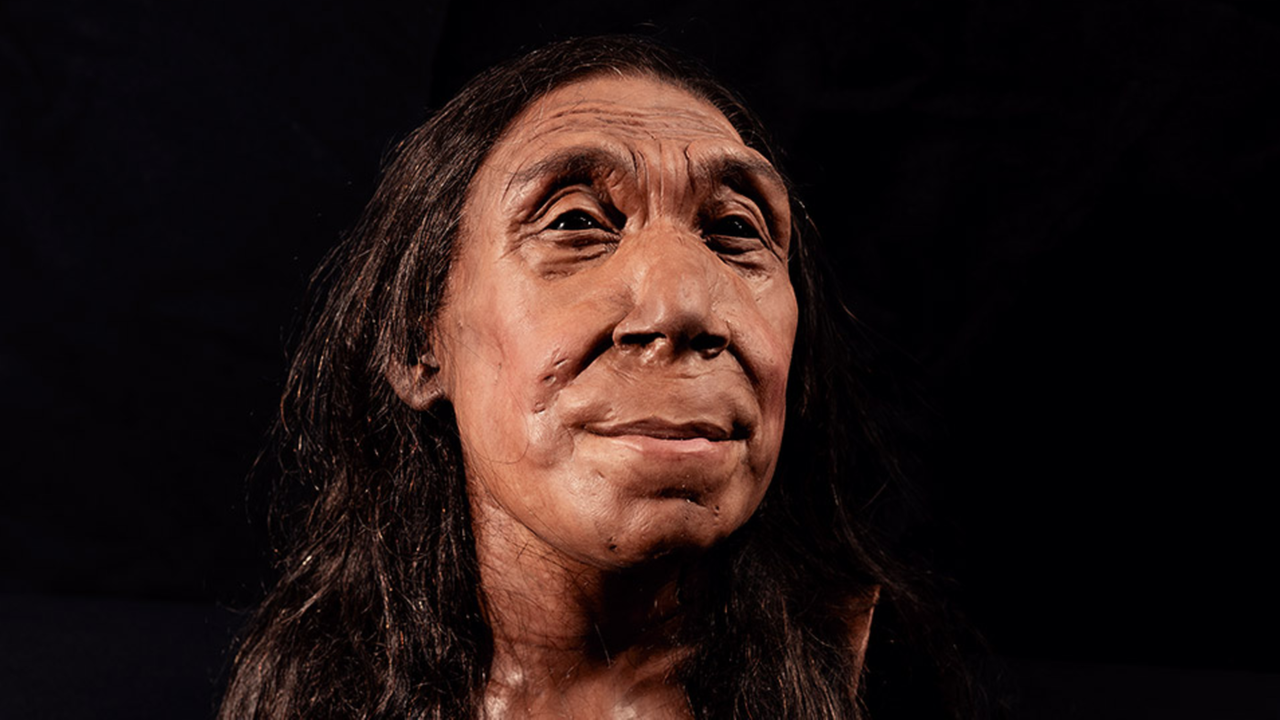 Neandertalerin rekonstruiert