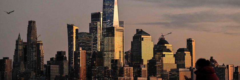 New York im Sonnenuntergang