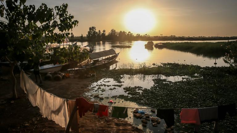 Der Niger (Fluss) in Niamey
